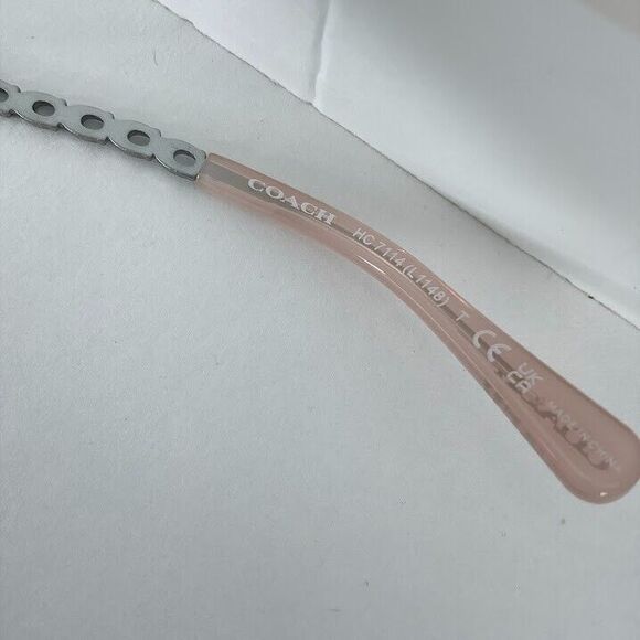 Coach Sunglasses Aviator Light Silver Unisex HC7114 Full Rim 56-18-140 Frames - Picture 6 of 7